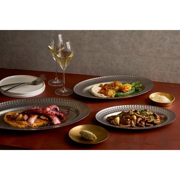 Tavă de servire din oțel inoxidabil 26,5x41 cm Serve – BonBistro-image-1
