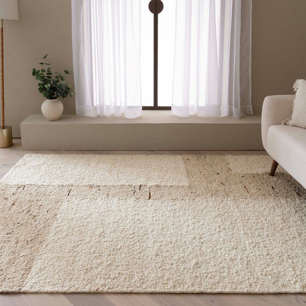 Covor bej reversibil, țesut manual din lână 120x170 cm Napa Tumbla – Asiatic Carpets-image-1