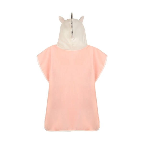 Poncho pentru copii roz din bumbac Lola – Good Morning