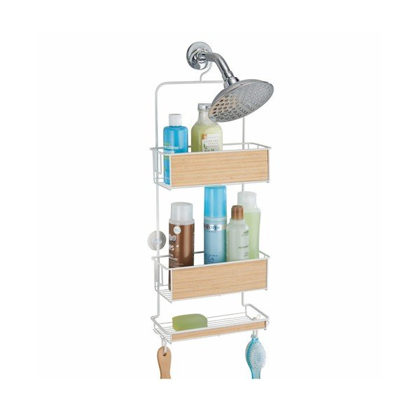 Raft de perete InterDesign Shower Caddy, înălțime 63,5 cm -image-1