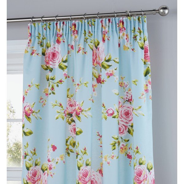 Set 2 draperii Catherine Lansfield Canterbury Plague, 168 x 183 cm-image-2
