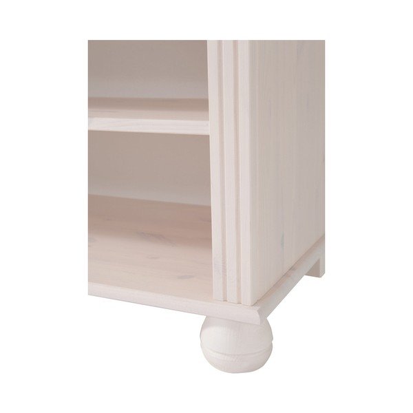 Set 3 piese de mobilier din lemn de pin pentru livingStøraa Ella, alb-image-4