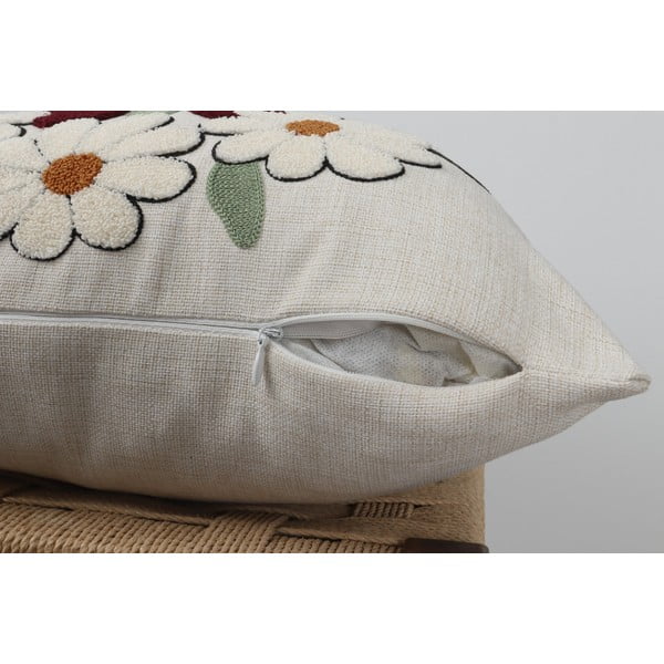 Pernă decorativă din in 43x43 cm Papatya – Mioli Decor-image-4