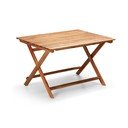 Masă de grădină din lemn de acacia Bonami Essentials Natur, 114 x 88 cm