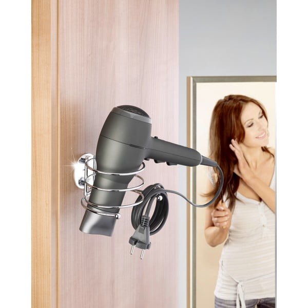 Suport autoadeziv pentru uscătorul de păr Wenko Turbo-Loc, până la 40 kg-image-3