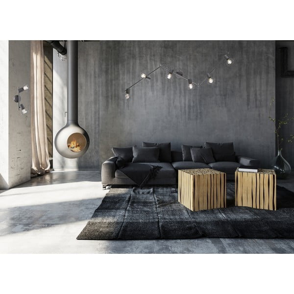 Spot negru 8x25 cm Ran – Fischer & Honsel-image-1