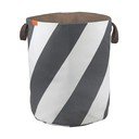 Coș de rufe gri/crem din material textil 5 l Diagonal – Mette Ditmer Denmark