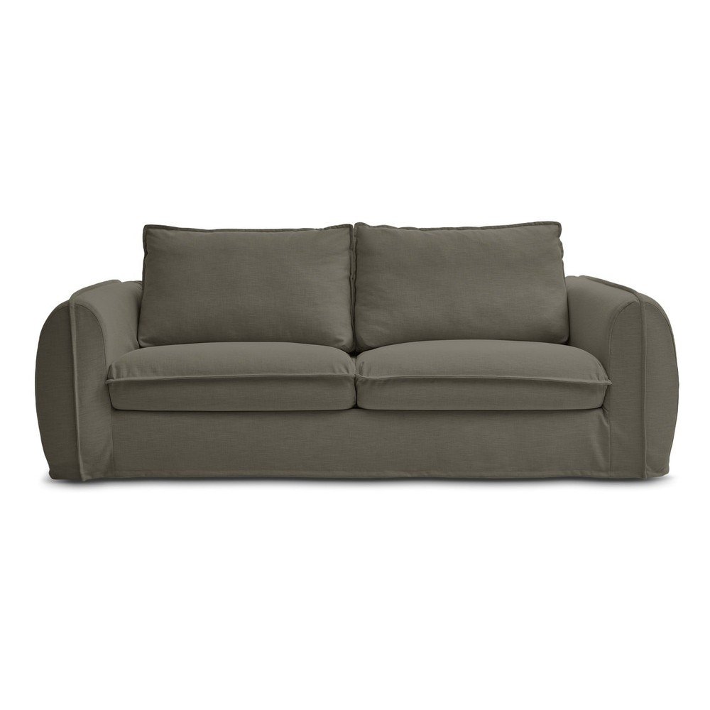 Canapea verde pentru dormitul zilnic/extensibilă 236 cm Archimede – Bobochic Paris