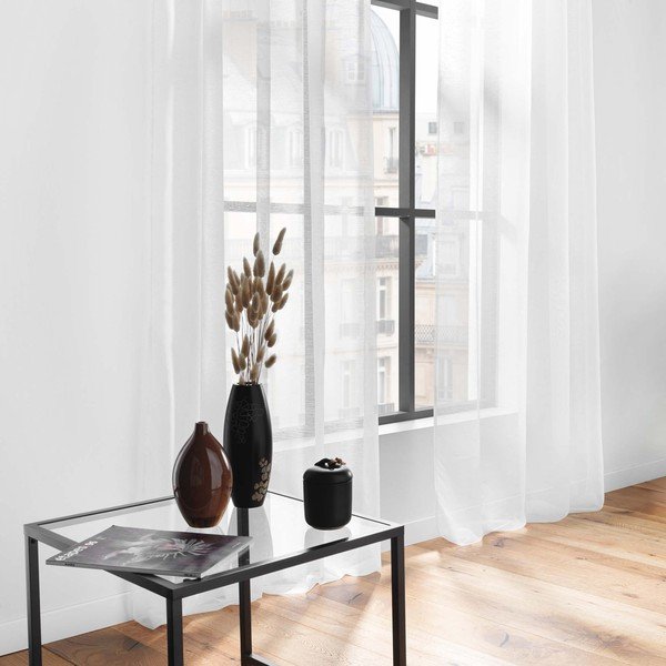 Perdea albă din voal 140x240 cm Lissea – douceur d'intérieur-image-2