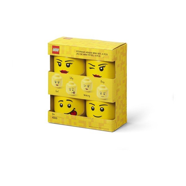 Cutii de depozitare din plastic pentru copii în set de 4 Multi-Pack - LEGO®-image-3