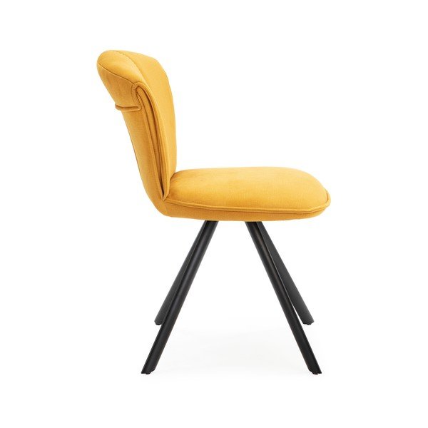 Scaune de dining galbene 2 buc. Simbra – Marckeric-image-4