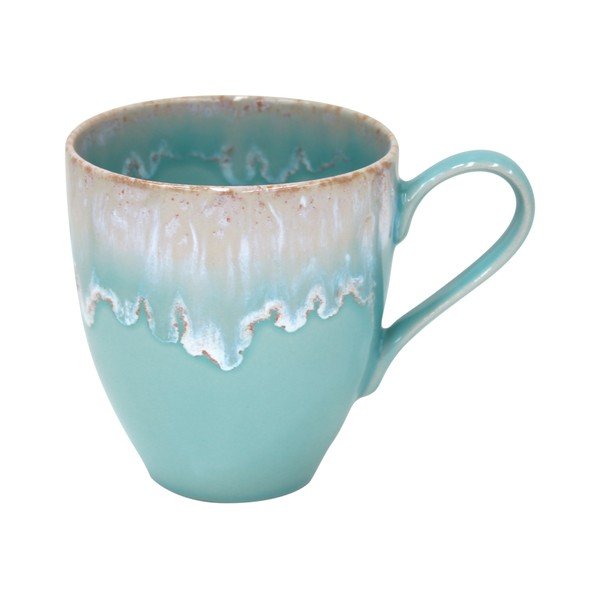 Cană din gresie ceramică Casafina Taormina, 400 ml, turcoaz