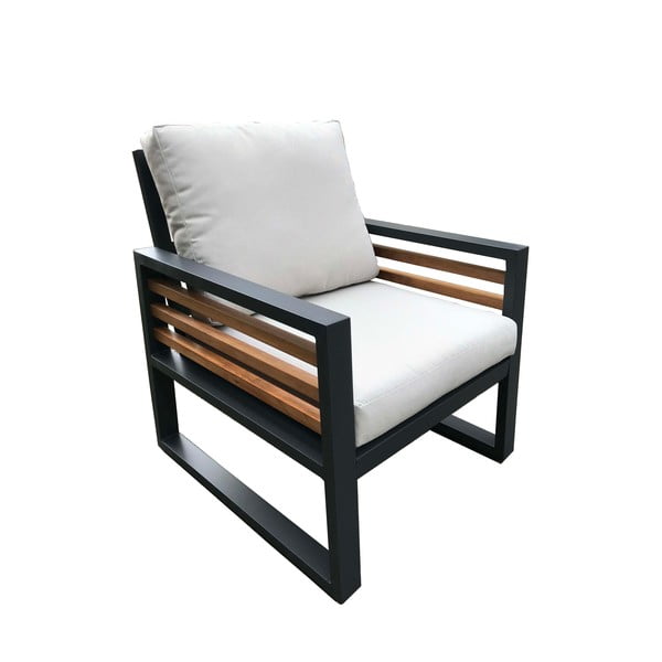 Set mobilier de grădină gri din aluminiu pentru 5 persoane Colmar – Rojaplast-image-2