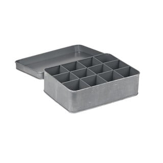 Cutie metalică pentru ceai LABEL51, gri