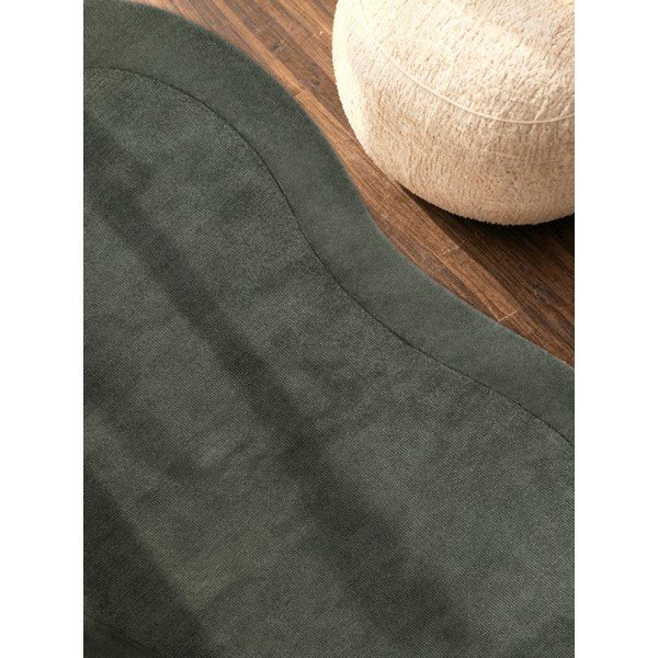 Covor verde închis țesut manual din amestesc de lână 125x200 cm Kari Organic – Villeroy&Boch-image-3