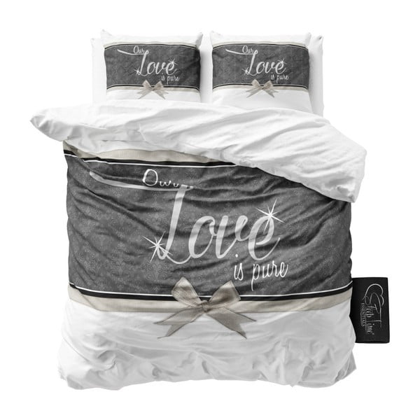 Lenjerie de pat din bumbac Sleeptime Pure Love, 240 x 220 cm