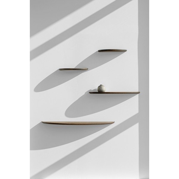 Raft maro din lemn de stejar 100 cm Mu – Gazzda-image-3