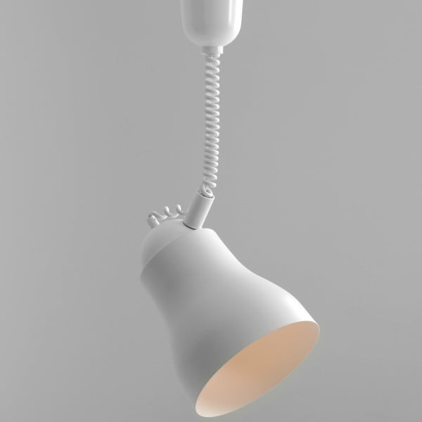 Veioză suspendată Custom Form Globo, alb-image-1
