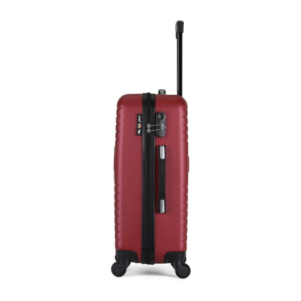 Troler cu roți GENTLEMAN FARMER Valise Grand Cadenas Integre, 36 l, bordeaux-image-3