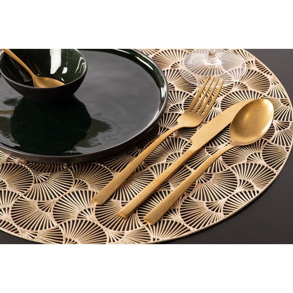 Suport de farfurie Tiseco Home Studio, ⌀ 38 cm, auriu-image-1