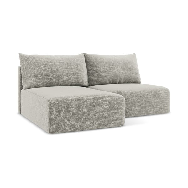 Colțar gri deschis extensibil/cu spațiu de depozitare (cu colț pe partea stângă) Kalena – Makamii-image-1