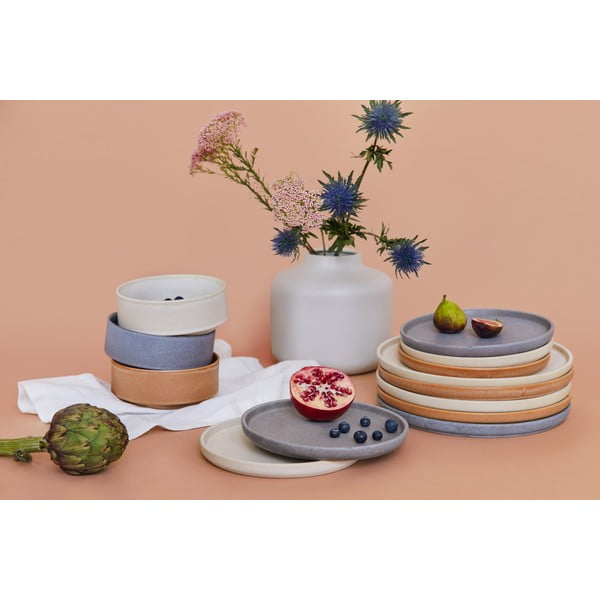 Set de 12 vase din gresie gri Bonami Selection Malia-image-4