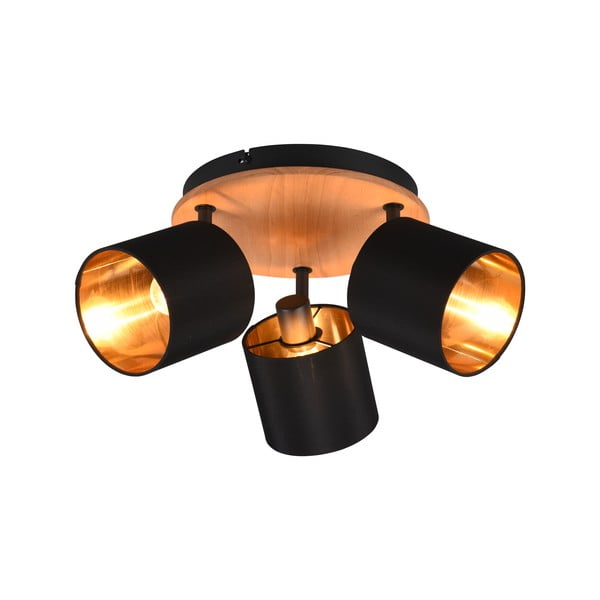 Spot negru/în culoare naturală ø 12 cm Tommy – Reality-image-2