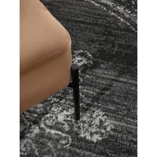 Covor gri rotund ø 120 cm Gloria Lydia – Hanse Home-image-3