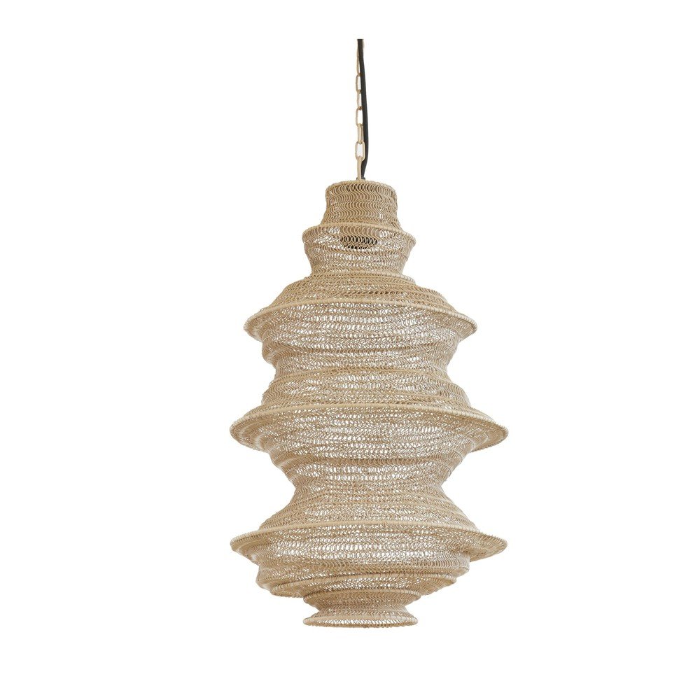 Lustră bej din metal Nakisha – Light &amp; Living
