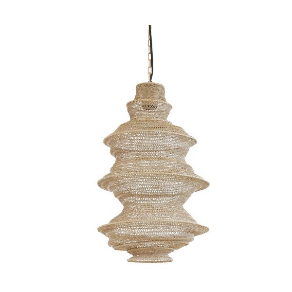 Lustră bej din metal Nakisha – Light & Living