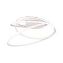 Plafonieră albă LED cu abajur din metal Nala – Trio Select