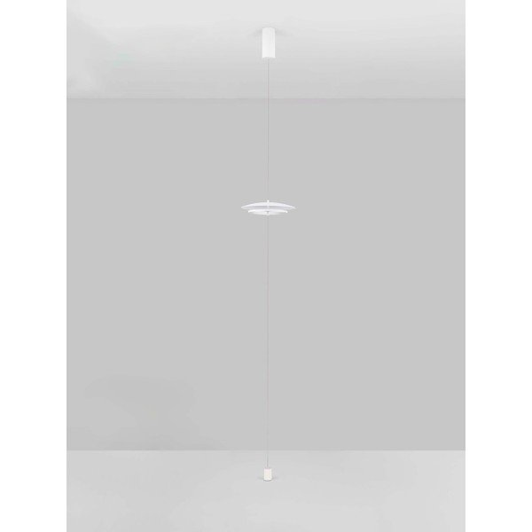 Lampadar alb mat LED cu intensitate reglabilă din aluminiu (înălțime 330 cm) Olos – Nova Luce-image-4