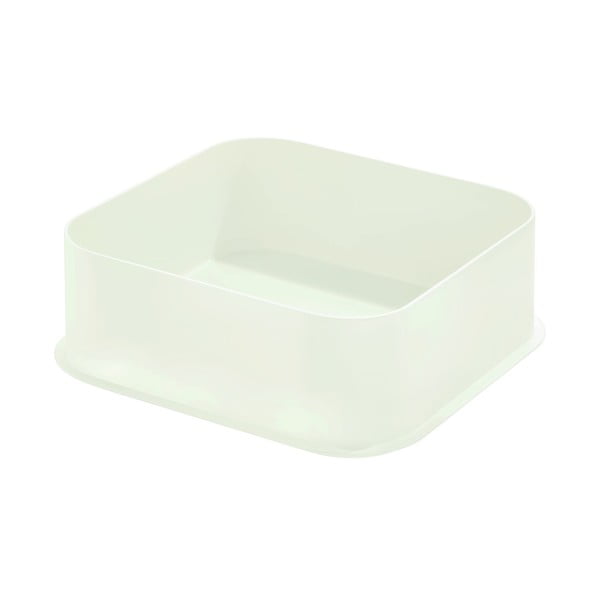 Cutie depozitare iDesign Eco, 21,3 x 21,3 cm, alb