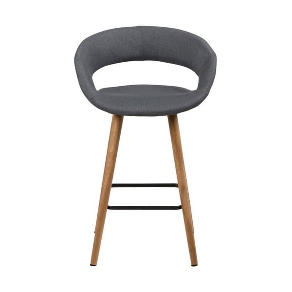 Scaune de bar gri-închis 2 buc. 88,5 cm Gill – Actona-image-1