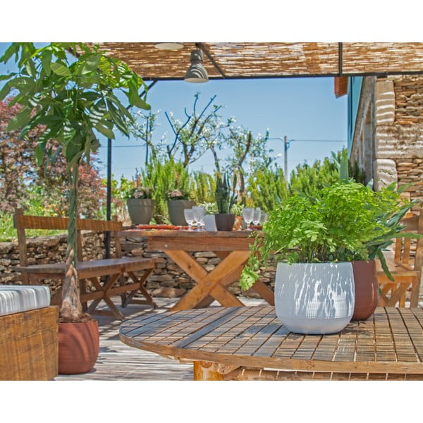 Ghiveci din ceramică făcut manual ø 20 cm Aura – Artevasi-image-3