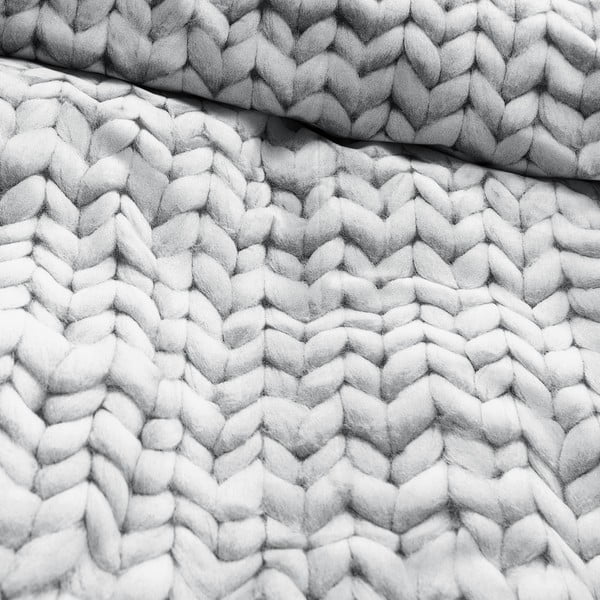 Lenjerie de pat Snurk Twirre Grey, 200 x 200 cm-image-2