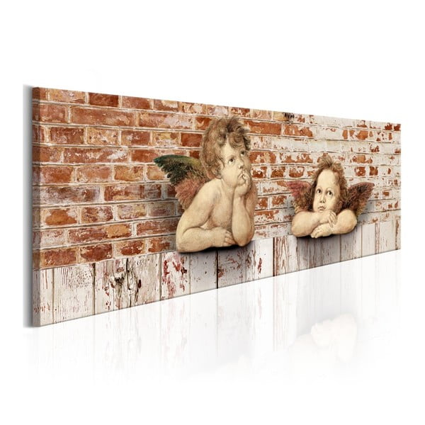 Tablou pe pânză Bimago Angels, 40 x 120 cm