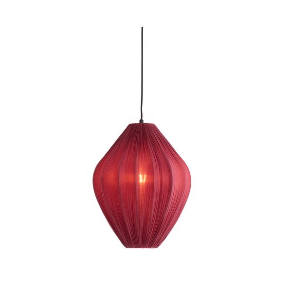Lustră burgundy cu abajur textil ø 12 cm Verita – Light & Living-image-2