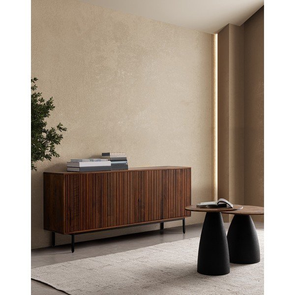 Comodă în culoare naturală din lemn de mango 170x75x40 cm Tadita – Bizzotto-image-1