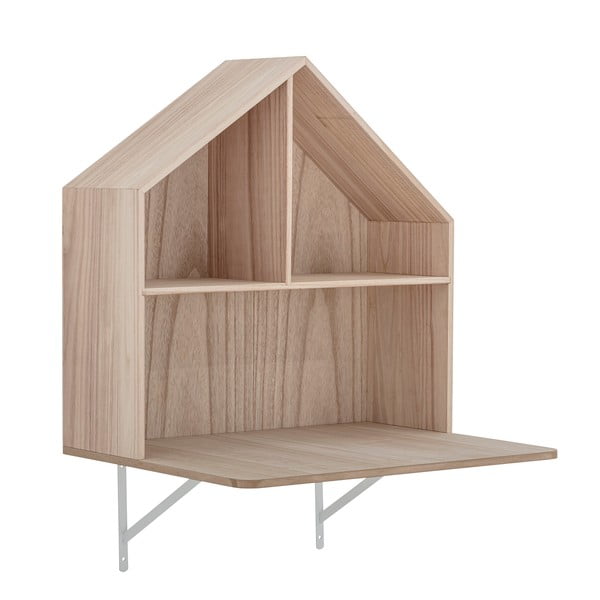 Bibliotecă de perete pentru copii  din lemn de paulownia 61x61 cm Lai - Bloomingville Mini-image-2