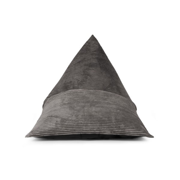 Fotoliu puf pentru copii gri închis cu tapițerie din catifea reiată Razzy – SLOWDOWN-image-1