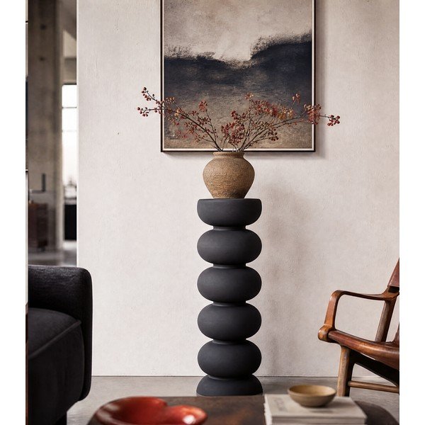 Măsuță auxiliară rotundă din metal ø 35 cm Kobodo – Light & Living-image-1