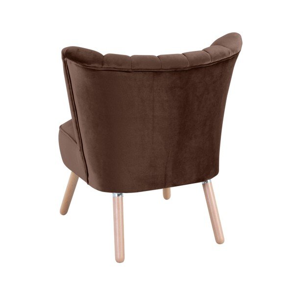 Fotoliu Max Winzer Alessandro Suede, maro-image-1