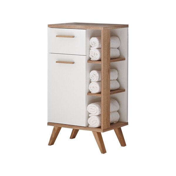 Dulap de baie  alb 51x90 cm Set 923 - Pelipal-image-4