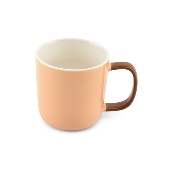 Cană portocalie new bone china 370 ml Mae – ONA-image-2