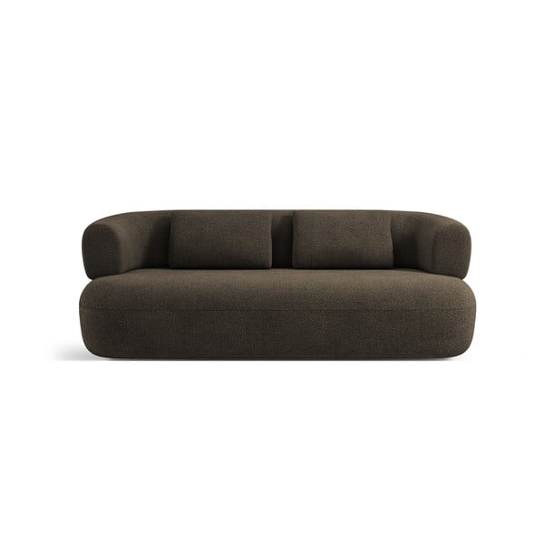 Canapea maro cu tapițerie din țesătură bouclé 178 cm Jenny – Micadoni Home