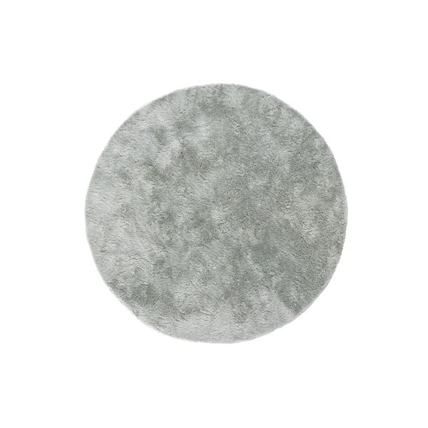 Covor gri rotund ø 120 cm Roma Liso – Universal