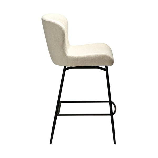 Scaun de bar crem tapițat (înălțime șezut 67,5 cm) Glam – DAN-FORM Denmark-image-1