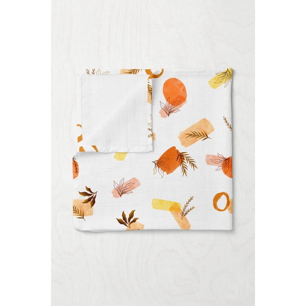 Pătură pentru copii albă din muselină 75x100 cm Rhapsody – Mijolnir-image-1