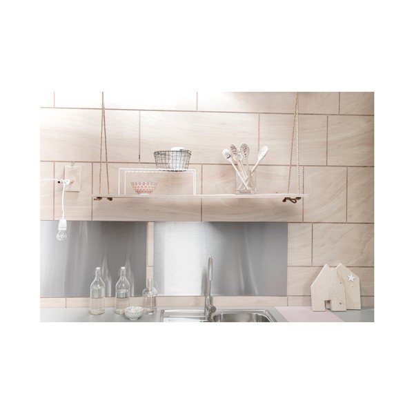 Etajeră pentru bucătărie Compactor Rona, 42,7 x 22,5 x 14,7 cm, alb-image-2